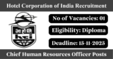 Hotel Corporation of India Recruitment 2025