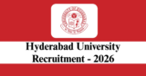 Hyderabad University Recruitment 2026 – Apply Offline for 1 Senior Research Fellow Post