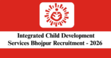 ICDS Bhojpur Recruitment 2026 – Apply Online for 29 Lady Supervisor Posts