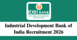 IDBI Recruitment 2026 – Apply Online for 33 Assistant General Manager Posts