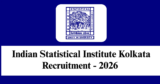 ISI Kolkata Recruitment 2026 – Apply for 2 Project Linked Person Posts