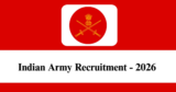 Indian Army Recruitment 2026 – Apply Online for Various Soldier Technical Nursing Assistant/ Nursing Assistant (Veterinary) Posts