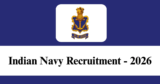Indian Navy Recruitment 2026 – Apply Online for Various Agniveer Posts
