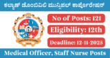 KDMC Recruitment 2025 – Walk-in Interview for 121 Medical Officer, Staff Nurse Posts