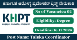 KHPT Recruitment 2025 – Apply Online for 2 Taluka Coordinator Posts