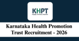 KHPT Recruitment 2026 – Apply Online for 1 Manager Post