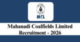 MCL Recruitment 2026 – Apply Online for 667 Jr. Overman, Mining Sirdar Posts