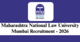 MNLU Mumbai Recruitment 2026 – Walk-in Interview for 1 Research Assistant Post