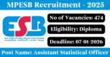 MPESB Recruitment 2026 – Apply Online for 474 Sister Tutor, Assistant Statistical Officer Posts