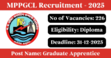 MPPGCL Recruitment 2025 – Apply Online/Offline for 226 Apprentices Posts