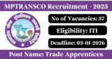 MPTRANSCO Recruitment 2025-26 – Apply Online for 57 Trade Apprentices Posts