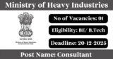 Ministry of Heavy Industries Recruitment 2025