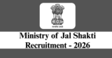 Ministry of Jal Shakti Recruitment 2026