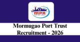 Mormugao Port Trust Recruitment 2026