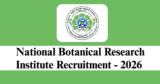 NBRI Recruitment 2026 – Walk-in Interview for 1 Data Entry Operator Post