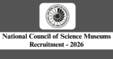 NCSM Recruitment 2026 – Apply Offline for 2 Security & Maintenance Officer Posts