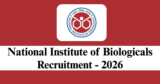 NIB Recruitment 2026 – Apply Online/Offline for 44 Laboratory Technician Posts