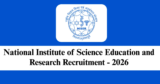 NISER Recruitment 2026 – Apply Online for 1 Finance Officer Post