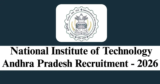 NIT Andhra Pradesh Recruitment 2026