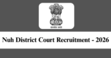 Nuh District Court Recruitment 2026
