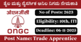 ONGC Recruitment 2025 – Apply Online 2623 Trade Apprentice