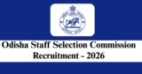 OSSC Recruitment 2026 – Apply Online for Civil Defence Instructor/ Senior Store Inspector Posts