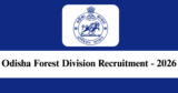 Redhakhol Forest Division Recruitment 2026