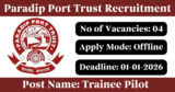 Paradip Port Trust Recruitment 2025-26