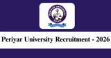Periyar University Recruitment 2026 – Apply Offline for 1 Guest Faculty Post
