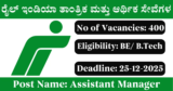 RITES Recruitment 2025 – Apply Online for 400 Assistant Manager Posts