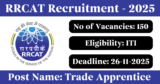 RRCAT Recruitment 2025 – Apply Online for 150 Trade Apprentice Posts