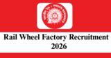 Rail Wheel Factory Recruitment 2026