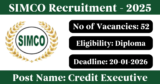 SIMCO Recruitment 2026 – Apply Offline for 52 Clerk, Credit Executive Posts