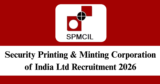 SPMCIL Recruitment 2026 – Apply Offline for 2 Consultant Posts