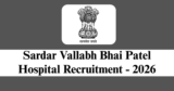 SVBPH Recruitment 2026 – Walk-in Interview for 2 Junior Resident Posts