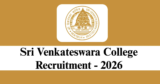 SVC Recruitment 2026 – Apply Online for 4 Administrative Officer, Librarian Posts