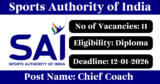 Sports Authority of India Recruitment 2026