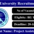 NRCB Recruitment 2026 – Apply for 1 Senior Project Assistant Post