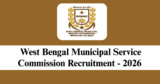 WBMSC Recruitment 2026 – Apply Online for 55 Medical Officer, Computer Assistant Posts