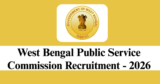 WBPSC Recruitment 2026 – Apply Online for 6 Chemist Posts