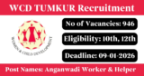 WCD Tumkur Recruitment 2026 – Apply Online for 946 Anganwadi Worker & Helper Posts