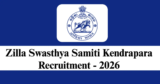 ZSS Kendrapara Recruitment 2026 – Walk-in Interview for 16 Medical Officer Posts