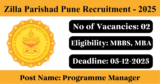 Zilla Parishad Pune Recruitment 2025