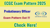 ECGC PO Exam Pattern 2025