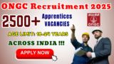 ONGC Apprentices Recruitment 2025 – Apply Online for 2623 Posts